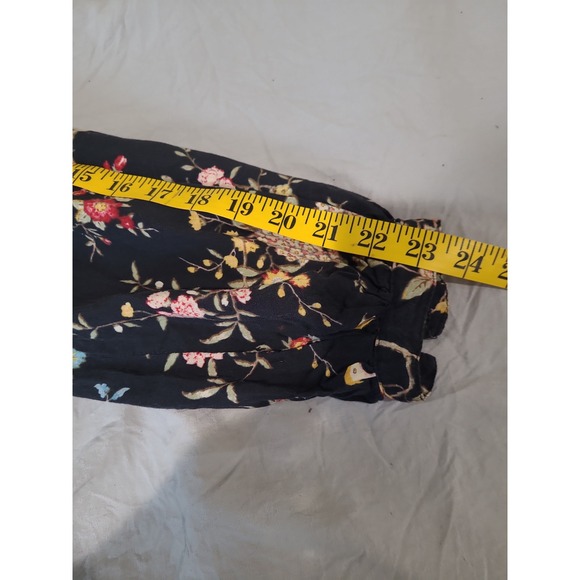 GP & J BAKER x HM floral button up shirt women SZ 6 flowy career feminine boho - Picture 10 of 12